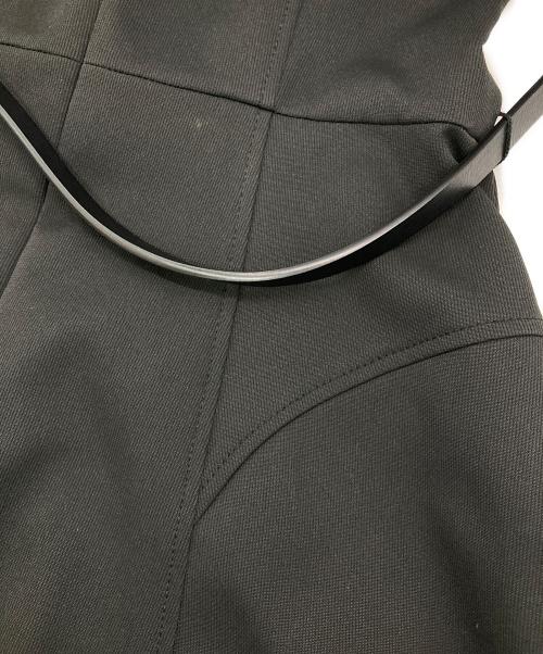 CELFORD（セルフォード）CELFORD (セルフォード) ビットベルト付きフレアワンピース ブラック サイズ:38の古着・服飾アイテム