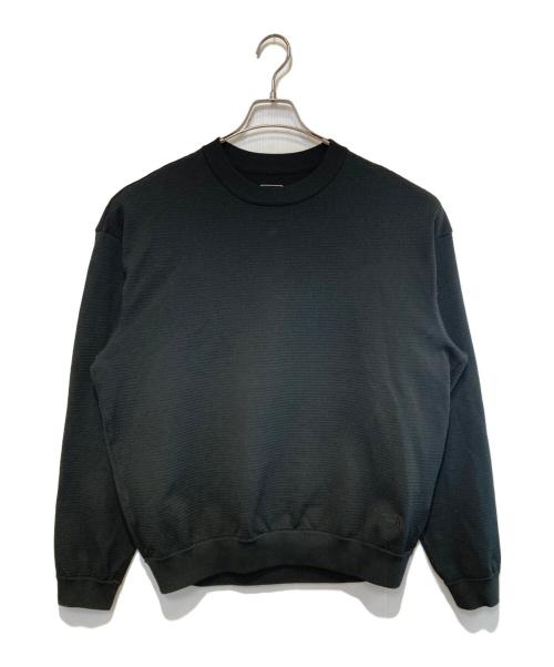 THE NORTH FACE（ザ ノース フェイス）THE NORTH FACE (ザ ノース フェイス) ロングスリーブリップルニットクルー ブラック サイズ:Lの古着・服飾アイテム