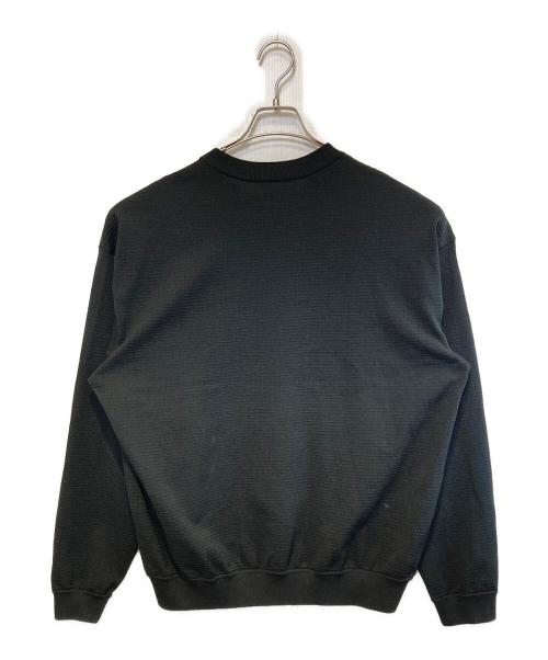 THE NORTH FACE（ザ ノース フェイス）THE NORTH FACE (ザ ノース フェイス) ロングスリーブリップルニットクルー ブラック サイズ:Lの古着・服飾アイテム
