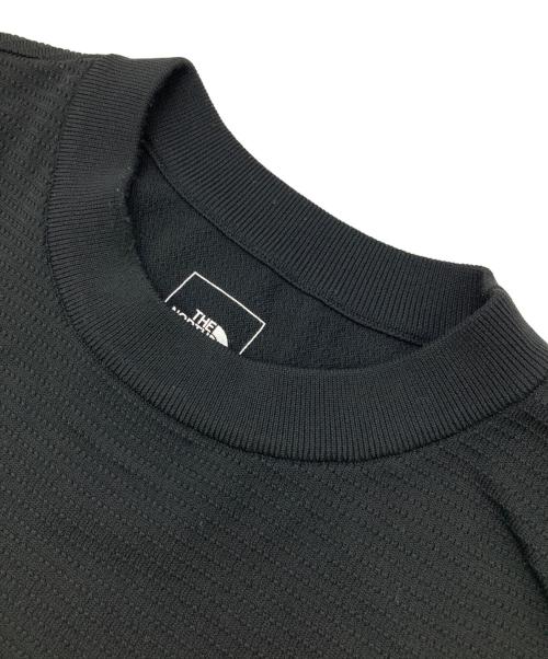 THE NORTH FACE（ザ ノース フェイス）THE NORTH FACE (ザ ノース フェイス) ロングスリーブリップルニットクルー ブラック サイズ:Lの古着・服飾アイテム
