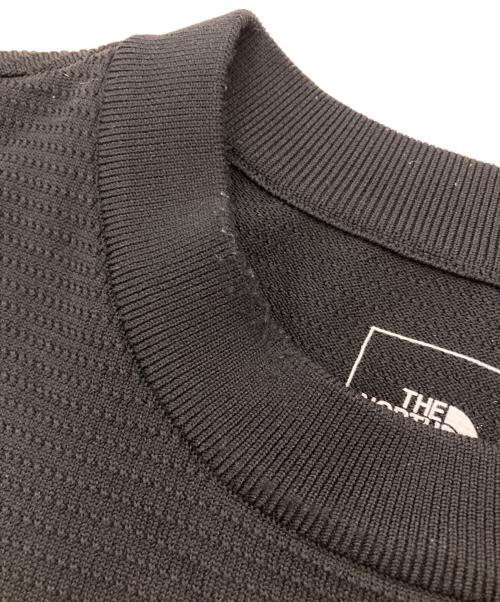 THE NORTH FACE（ザ ノース フェイス）THE NORTH FACE (ザ ノース フェイス) ロングスリーブリップルニットクルー ブラック サイズ:Lの古着・服飾アイテム