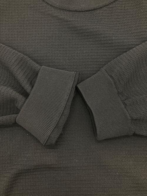THE NORTH FACE（ザ ノース フェイス）THE NORTH FACE (ザ ノース フェイス) ロングスリーブリップルニットクルー ブラック サイズ:Lの古着・服飾アイテム