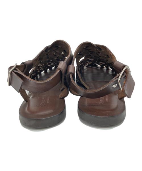STEVEN ALAN（スティーブンアラン）STEVEN ALAN (スティーブンアラン) MESH SANDALS ブラウン サイズ:36の古着・服飾アイテム