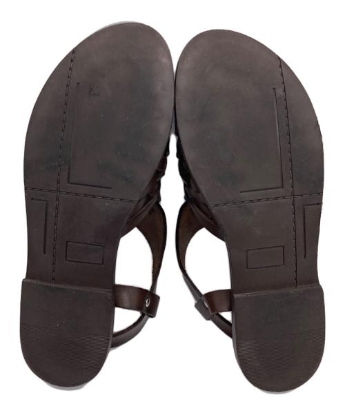 STEVEN ALAN（スティーブンアラン）STEVEN ALAN (スティーブンアラン) MESH SANDALS ブラウン サイズ:36の古着・服飾アイテム