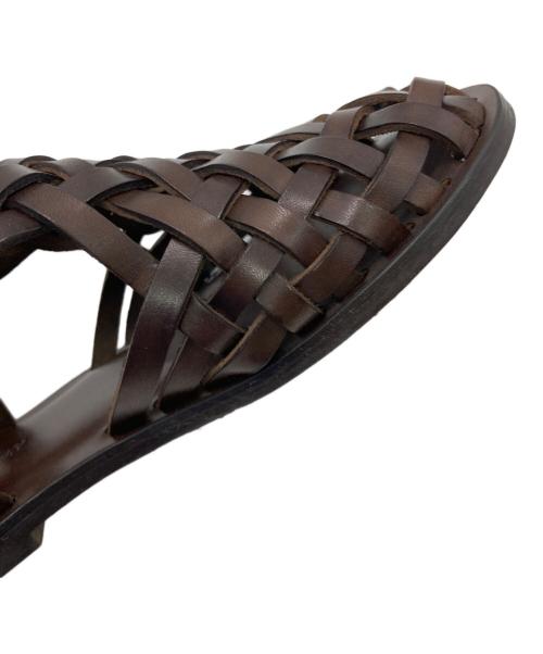 STEVEN ALAN（スティーブンアラン）STEVEN ALAN (スティーブンアラン) MESH SANDALS ブラウン サイズ:36の古着・服飾アイテム