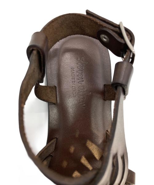 STEVEN ALAN（スティーブンアラン）STEVEN ALAN (スティーブンアラン) MESH SANDALS ブラウン サイズ:36の古着・服飾アイテム