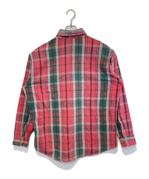 big mac（ビッグマック）big mac (ビッグマック) ［古着］チェックネルシャツ レッド×グリーン サイズ:Lの古着・服飾アイテム