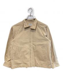 STEVEN ALAN（スティーブンアラン）の古着「CHECK DRIZZLER JACKET」｜ベージュ