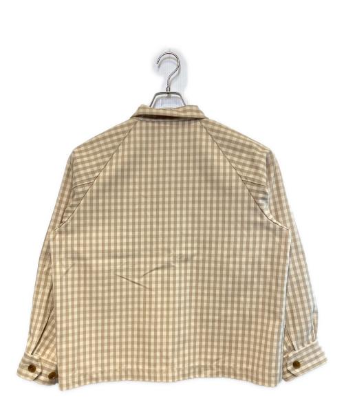 STEVEN ALAN（スティーブンアラン）STEVEN ALAN (スティーブンアラン) CHECK DRIZZLER JACKET ベージュ サイズ:Mの古着・服飾アイテム