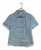 Vivienne Westwood RED LABELヴィヴィアンウエストウッドレッドレーベル）の古着「ギンガムチェックS/Sシャツ」｜ブルー×ホワイト