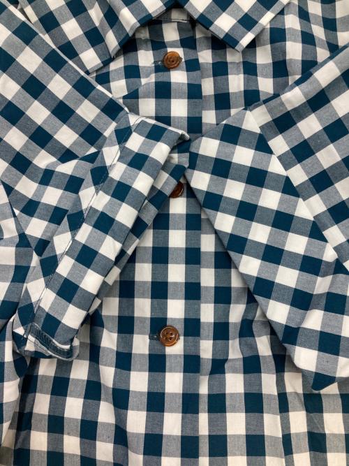Vivienne Westwood RED LABEL（ヴィヴィアンウエストウッドレッドレーベル）Vivienne Westwood RED LABEL (ヴィヴィアンウエストウッドレッドレーベル) ギンガムチェックS/Sシャツ ブルー×ホワイト サイズ:3の古着・服飾アイテム