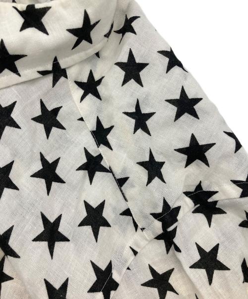 Vivienne Westwood man（ヴィヴィアン ウェストウッド マン）Vivienne Westwood man (ヴィヴィアン ウェストウッド マン) スターS/Sリネンシャツ ホワイト×ブラック サイズ:46の古着・服飾アイテム
