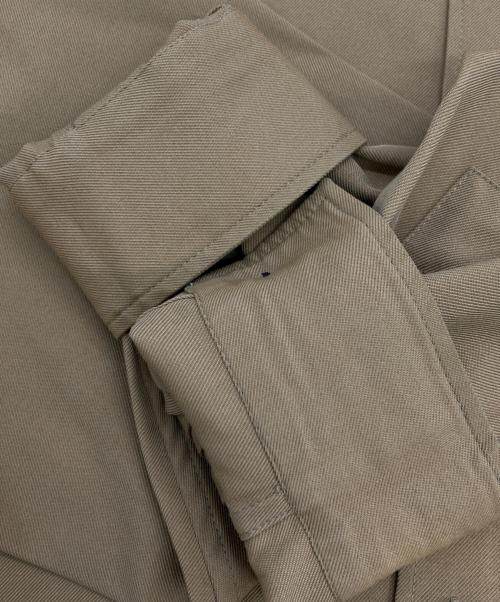Acne studios（アクネ ストゥディオズ）Acne studios (アクネ ストゥディオズ) コットンブレイドツイルシャツ ブラウン サイズ:44の古着・服飾アイテム