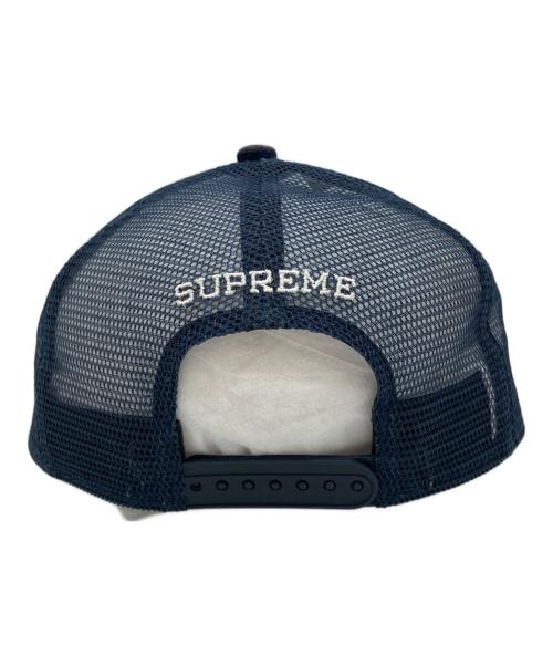 SUPREME（シュプリーム）SUPREME (シュプリーム) Studded Velvet Mesh Back 5-Panel Cap ネイビーの古着・服飾アイテム