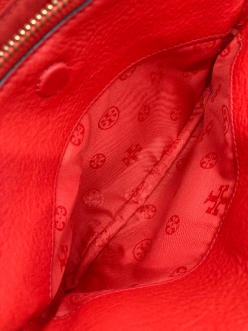 TORY BURCH（トリーバーチ）TORY BURCH (トリーバーチ) レザーショルダーバッグ オレンジの古着・服飾アイテム