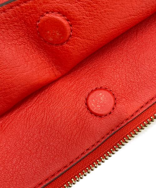 TORY BURCH（トリーバーチ）TORY BURCH (トリーバーチ) レザーショルダーバッグ オレンジの古着・服飾アイテム
