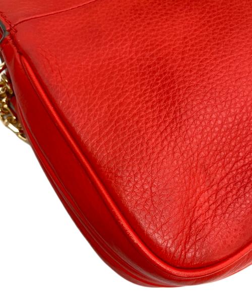 TORY BURCH（トリーバーチ）TORY BURCH (トリーバーチ) レザーショルダーバッグ オレンジの古着・服飾アイテム
