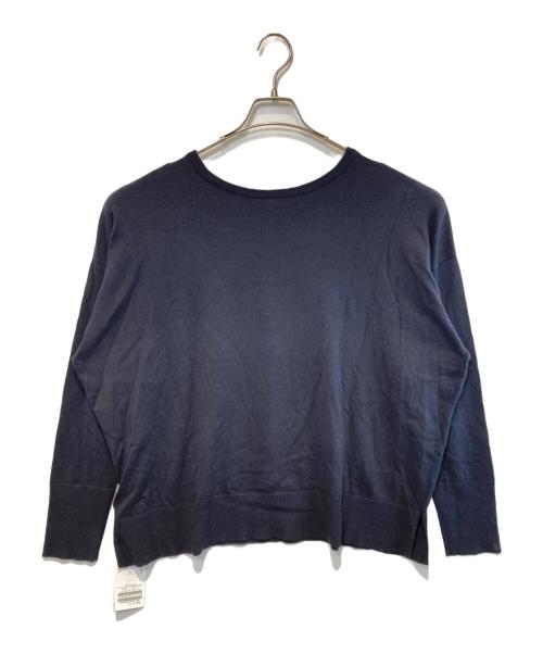 JOURNAL STANDARD（ジャーナルスタンダード）JOURNAL STANDARD (ジャーナルスタンダード) コットンシルクミックス2WAYヘンリーネックプルオーバー ネイビー サイズ:FREE 未使用品の古着・服飾アイテム