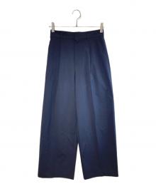 JOURNAL STANDARD（ジャーナルスタンダード）の古着「リネンナイロンストレッチスラックス」｜ネイビー