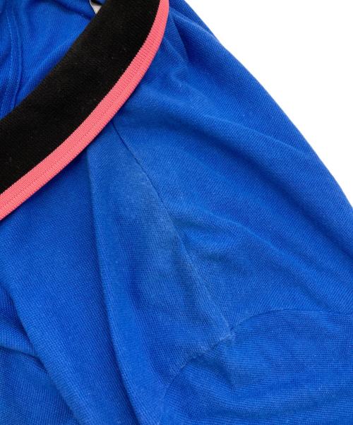 RAF SIMONS（ラフシモンズ）RAF SIMONS (ラフシモンズ) FRED PERRY (フレッドペリー) ロゴ刺繍ポロシャツ ブルー サイズ:38の古着・服飾アイテム