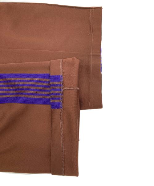Needles（ニードルズ）Needles (ニードルズ) Track Pant - Poly Smooth ブラウン×パープル サイズ:Mの古着・服飾アイテム