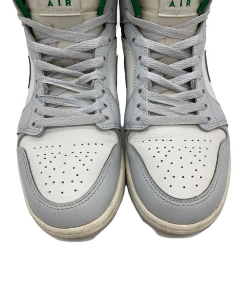 NIKE（ナイキ）NIKE (ナイキ) AIR JORDAN 1 MID ホワイト×グリーン サイズ:US9の古着・服飾アイテム