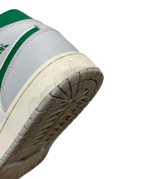 NIKE（ナイキ）NIKE (ナイキ) AIR JORDAN 1 MID ホワイト×グリーン サイズ:US9の古着・服飾アイテム