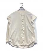 rosy monsterロージーモンスター）の古着「warmy ruffle tunic」｜ホワイト
