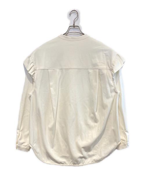 rosy monster（ロージーモンスター）rosy monster (ロージーモンスター) warmy ruffle tunic ホワイト サイズ:FREE 未使用品の古着・服飾アイテム