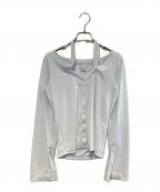 ILANISイラニス）の古着「2way Ease Cardigan」｜ブルー