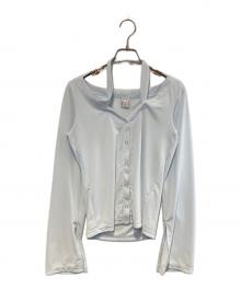 ILANIS（イラニス）の古着「2way Ease Cardigan」｜ブルー