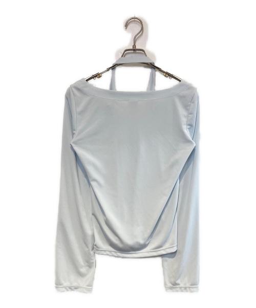 ILANIS（イラニス）ILANIS (イラニス) 2way Ease Cardigan ブルー サイズ:FREEの古着・服飾アイテム