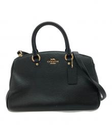 COACH（コーチ）の古着「サバンナキャリーオールバッグ」｜ブラック