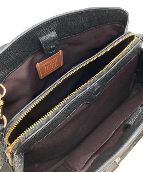 COACH（コーチ）COACH (コーチ) サバンナキャリーオールバッグ ブラックの古着・服飾アイテム