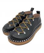 LOEWEロエベ）の古着「Rivet Lace-Up Shoes」｜ブラック