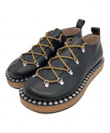 LOEWE（ロエベ）の古着「Rivet Lace-Up Shoes」｜ブラック