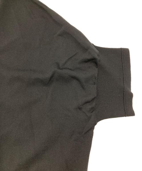 JOURNAL STANDARD relume（ジャーナルスタンダード レリューム）JOURNAL STANDARD relume (ジャーナルスタンダード レリューム) ウォッシャブルニットポロシャツ ブラック サイズ:FREEの古着・服飾アイテム
