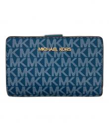 MICHAEL KORS（マイケルコース）の古着「コンパクトウォレット」｜ブルー