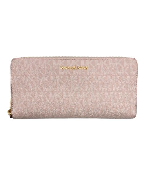 MICHAEL KORS（マイケルコース）MICHAEL KORS (マイケルコース) ロングウォレット ピンクの古着・服飾アイテム