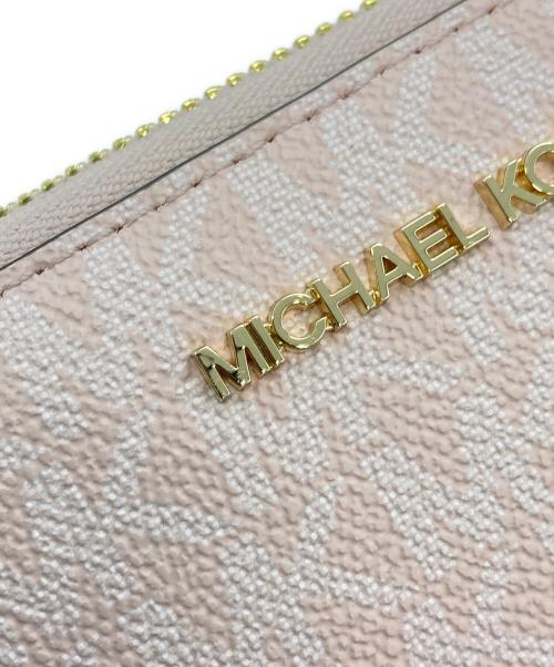 MICHAEL KORS（マイケルコース）MICHAEL KORS (マイケルコース) ロングウォレット ピンクの古着・服飾アイテム