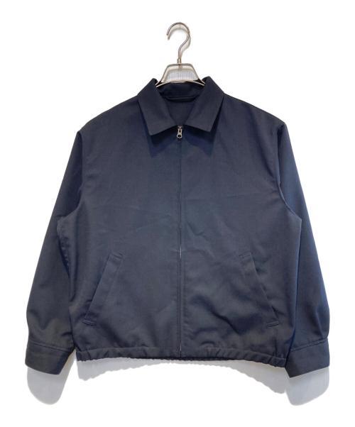 SHIPS（シップス）SHIPS (シップス) ウールライク ポリエステル ジップ ブルゾン ネイビー サイズ:Mの古着・服飾アイテム