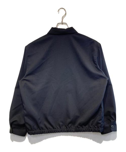 SHIPS（シップス）SHIPS (シップス) ウールライク ポリエステル ジップ ブルゾン ネイビー サイズ:Mの古着・服飾アイテム