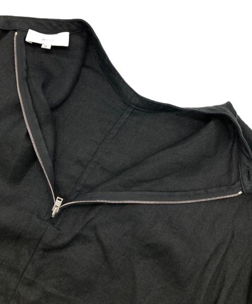 HYKE（ハイク）HYKE (ハイク) リネンブラウス ブラック サイズ:1の古着・服飾アイテム