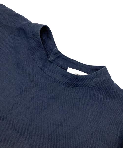 HYKE（ハイク）HYKE (ハイク) LINEN DRESS ネイビー サイズ:2の古着・服飾アイテム