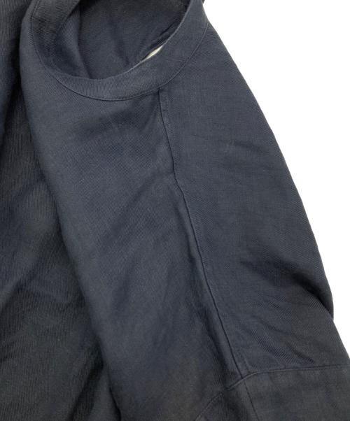 HYKE（ハイク）HYKE (ハイク) LINEN DRESS ネイビー サイズ:2の古着・服飾アイテム