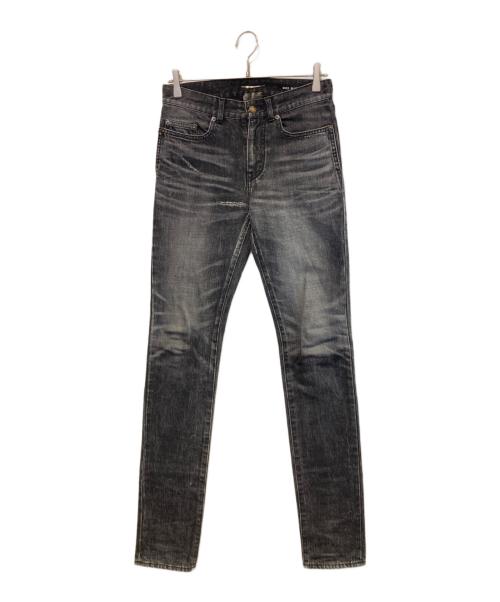 Saint Laurent Paris（サンローランパリ）Saint Laurent Paris (サンローランパリ) スキニーフィットジーンズ ブラック サイズ:27の古着・服飾アイテム