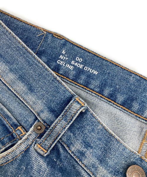 CELINE（セリーヌ）CELINE (セリーヌ) ウォッシュドデニムパンツ インディゴ サイズ:29の古着・服飾アイテム
