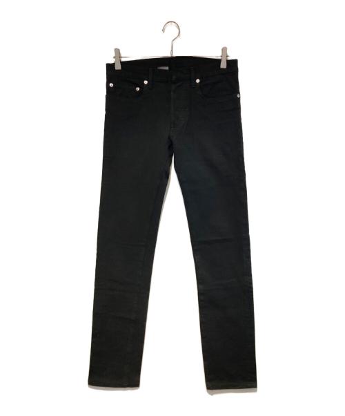 DIOR HOMME（ディオール オム）DIOR HOMME (ディオール オム) スーパースレンダーブラックスキニーデニムパンツ ブラック サイズ:29の古着・服飾アイテム