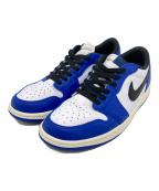 NIKEナイキ）の古着「AIR JORDAN 1 RETRO LOW OG」｜ブルー×ホワイト
