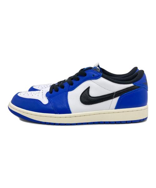 NIKE（ナイキ）NIKE (ナイキ) AIR JORDAN 1 RETRO LOW OG ブルー×ホワイト サイズ:US8.5の古着・服飾アイテム